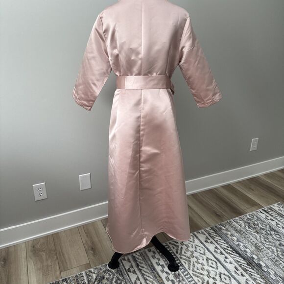 NWT Women's Midi sz 16/18 Dress Wedding Formal Party Stand Collar Satin MSRP$85 - Picture 10 of 14